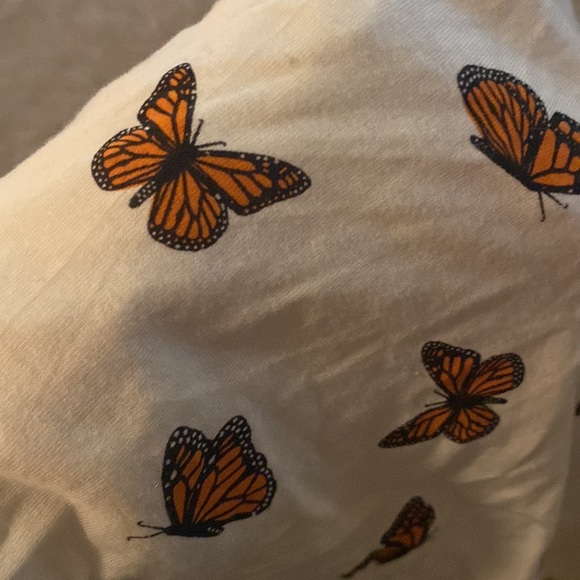 NWT monarch butterfly crop top size medium - Picture 3 of 3